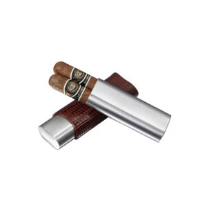 Mantello Cigars Leather Cigar Case